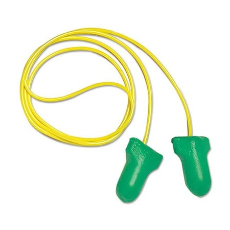 Honeywell Environmental MAXIMUM LITE Disposable Polyurethane Foam Ear Plugs, T-Shape Shape, 30dB, Green LPF30